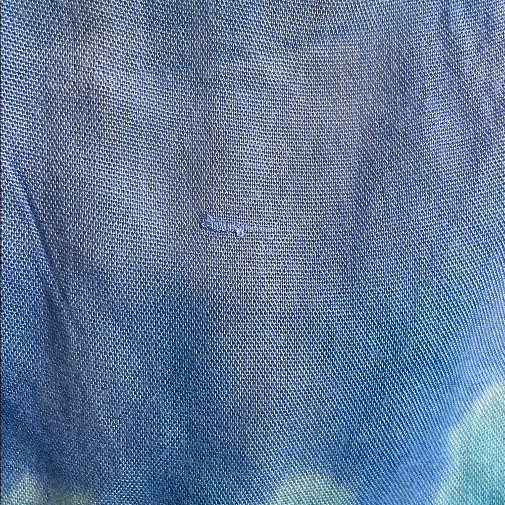 Soft Surroundings Aqua and Mint Swim Cover-Up - Picture 9 of 10